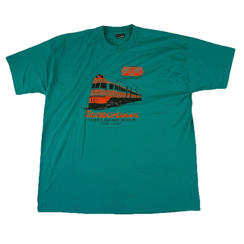 VTG Chicago‎ North Shore Electroliner T Shirt XXL Illinois Railway Museum Train